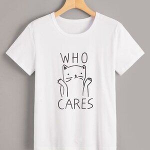 who care t shirt